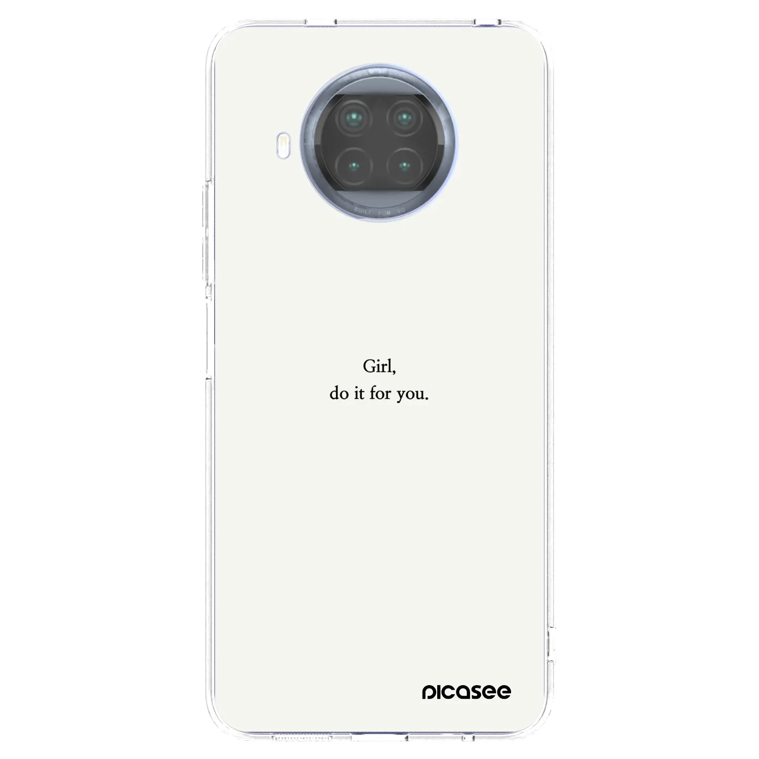 Picasee Xiaomi Mi 10T Lite Hülle - Transparentes Silikon - Girl, do it for you