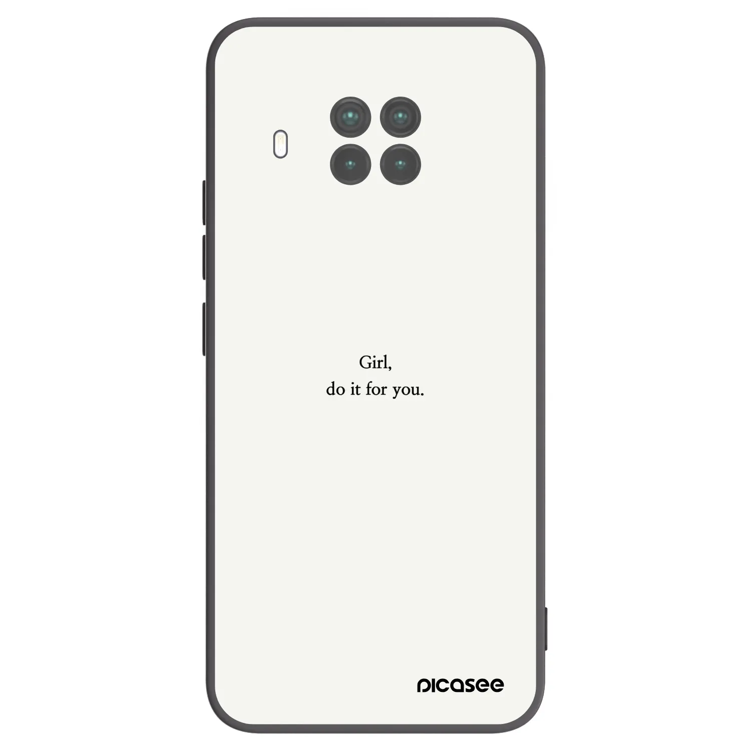 Picasee Xiaomi Mi 10T Lite Hülle - Schwarzes Silikon - Girl, do it for you