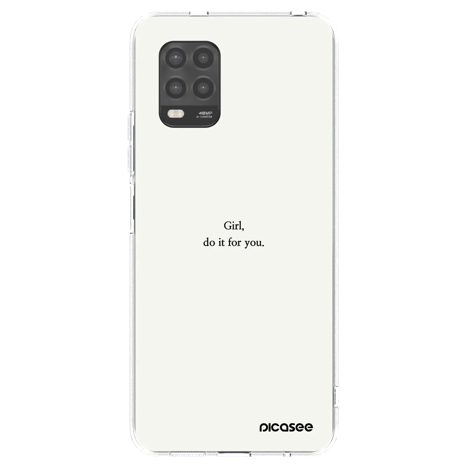 Picasee Xiaomi Mi 10 Lite Hülle - Transparentes Silikon - Girl, do it for you