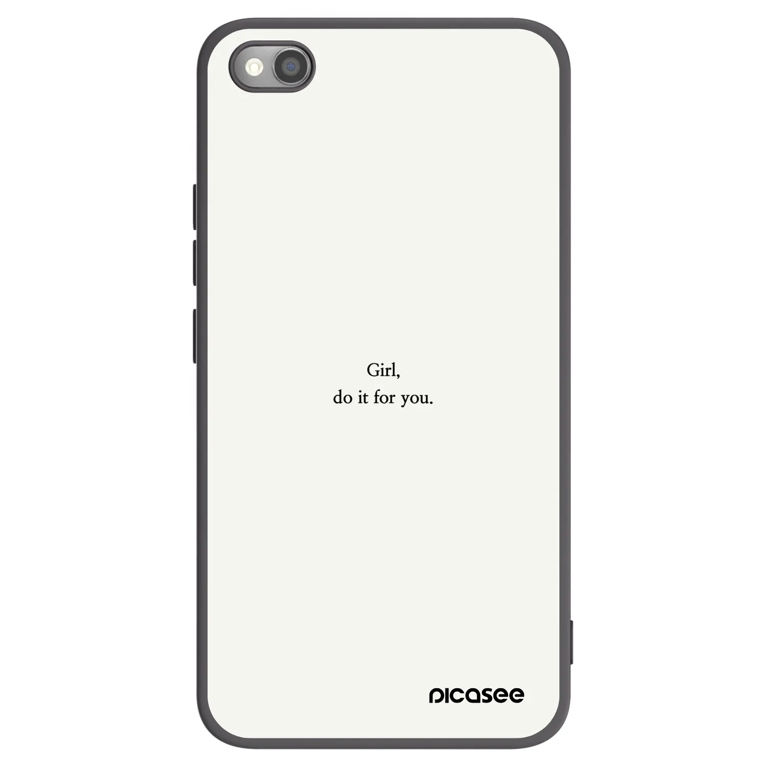 Picasee Xiaomi Redmi Note 11S 5G Hülle - Schwarzes Silikon - Girl, do it for you