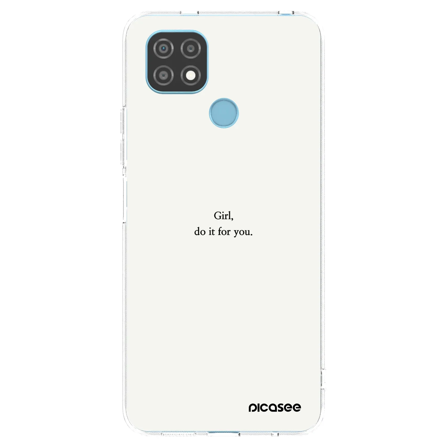Picasee Realme C21 Hülle - Transparentes Silikon - Girl, do it for you