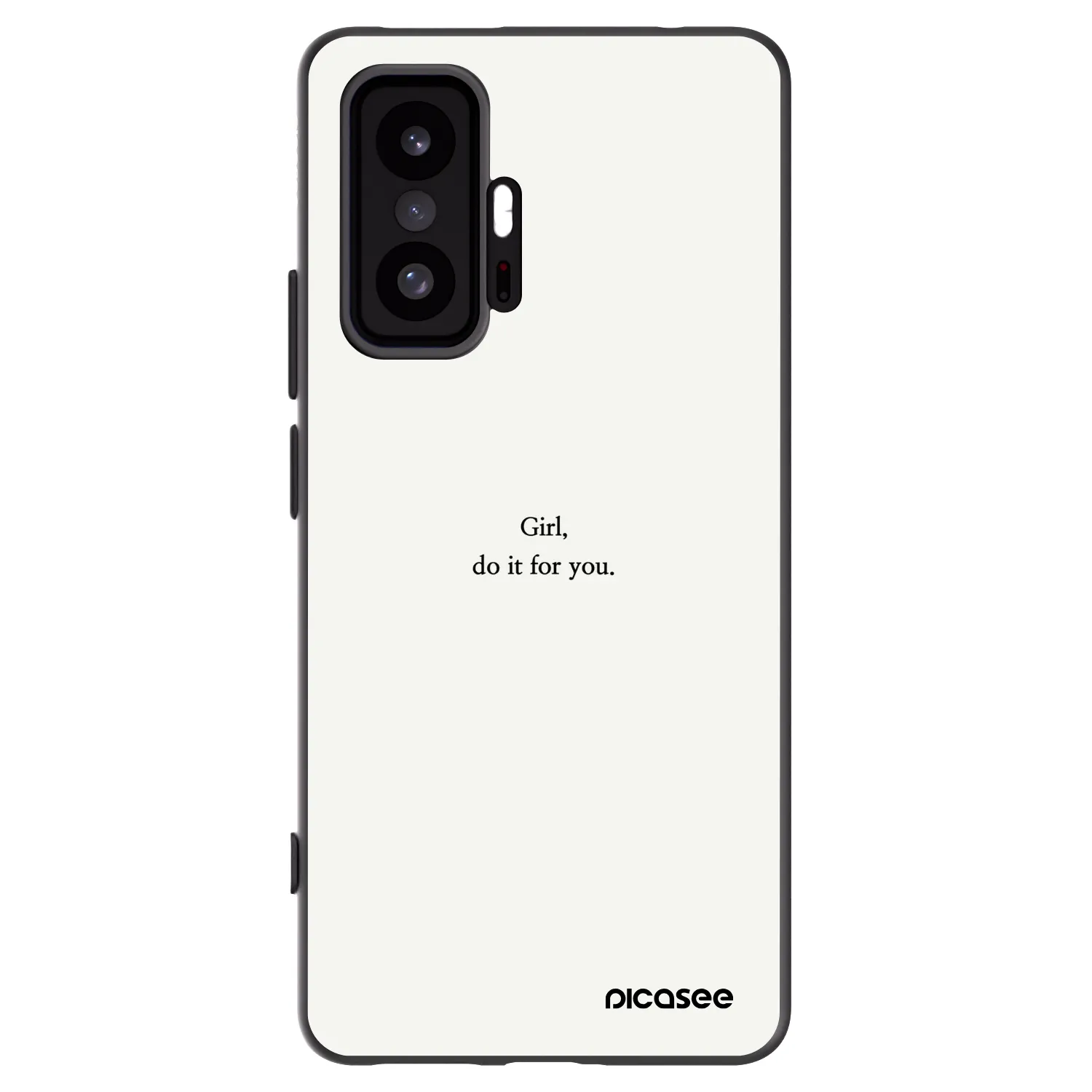Picasee Xiaomi 11T Pro Hülle - Schwarzes Silikon - Girl, do it for you