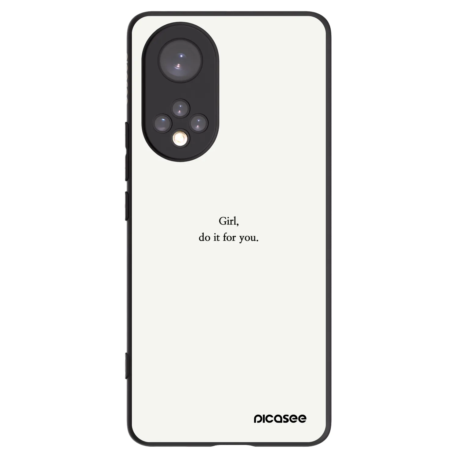 Picasee Huawei Nova 9 Hülle - Schwarzes Silikon - Girl, do it for you