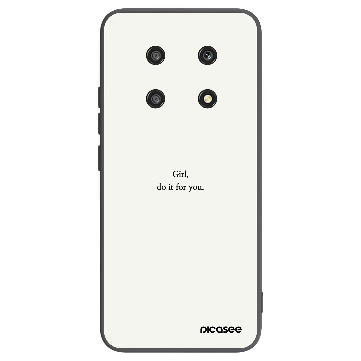 Picasee Honor Magic4 Lite 5G Hülle - Schwarzes Silikon - Girl, do it for you