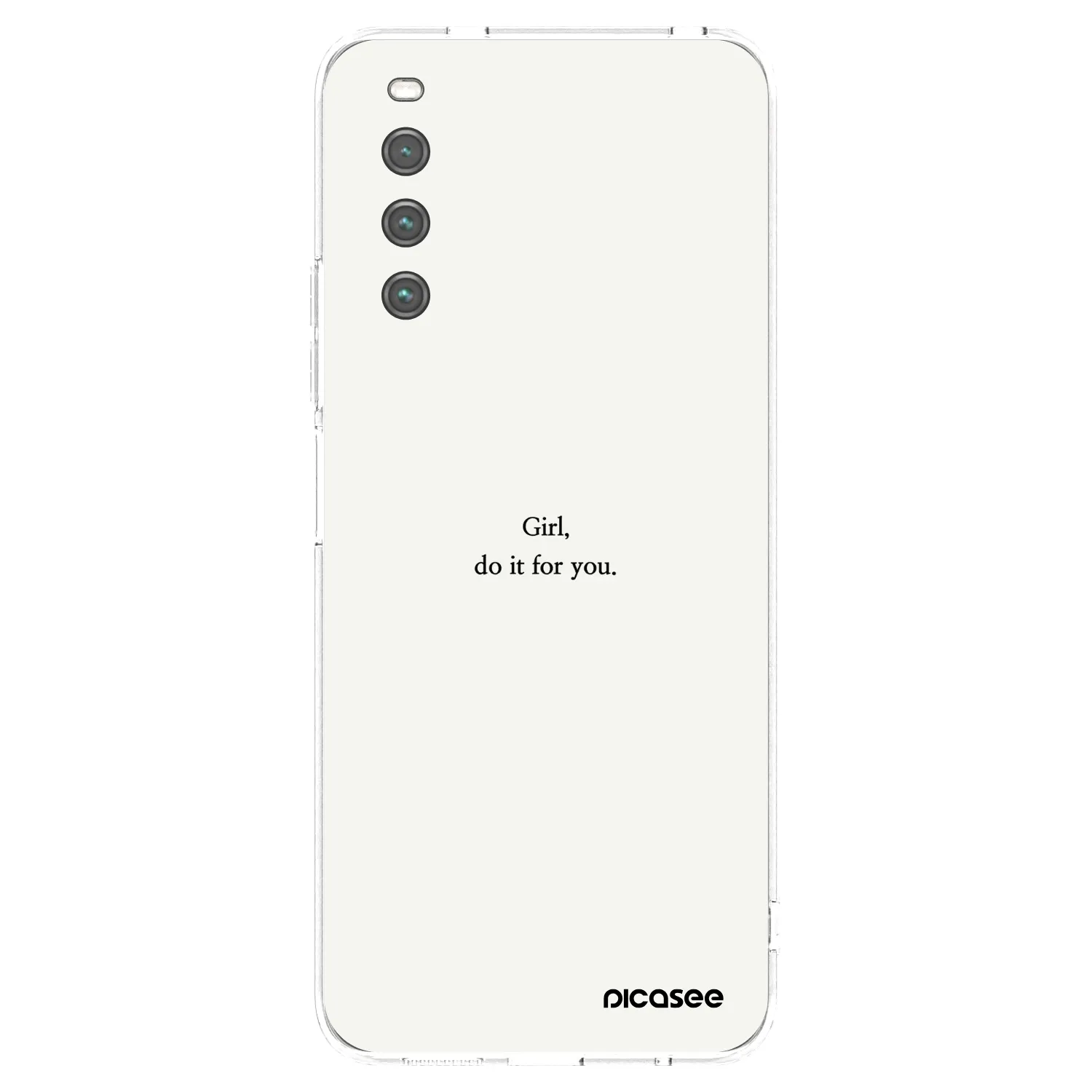 Picasee Sony Xperia 10 IV 5G Hülle - Transparentes Silikon - Girl, do it for you