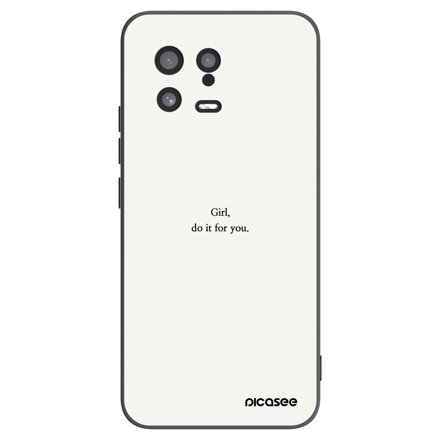 Picasee Xiaomi 13 Hülle - Schwarzes Silikon - Girl, do it for you