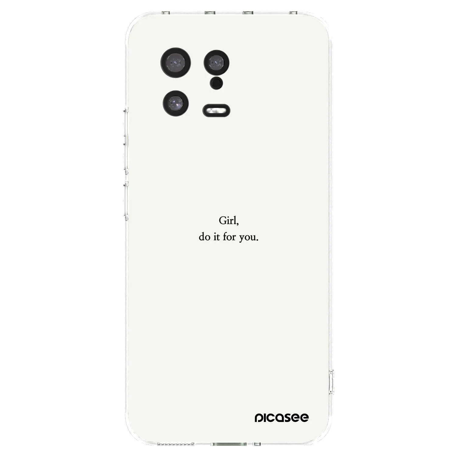 Picasee Xiaomi 13 Hülle - Transparentes Silikon - Girl, do it for you