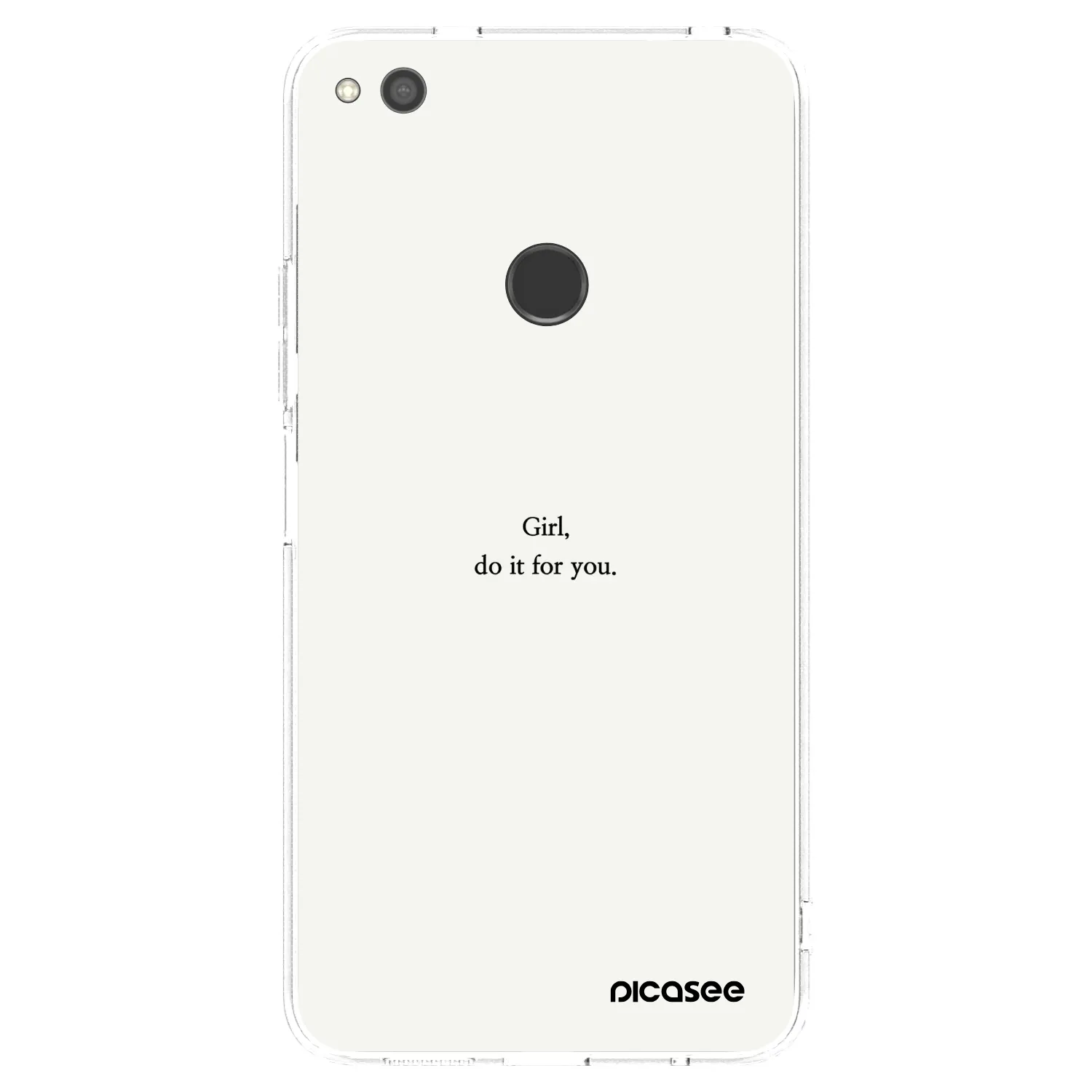 Picasee Huawei P9 Lite 2017 Hülle - Transparentes Silikon - Girl, do it for you