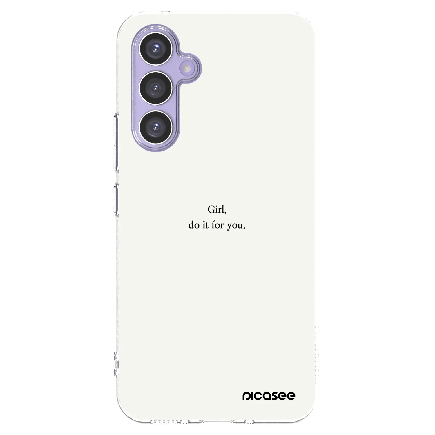 Picasee Samsung Galaxy A54 5G A546B Hülle - Transparentes Silikon - Girl, do it for you