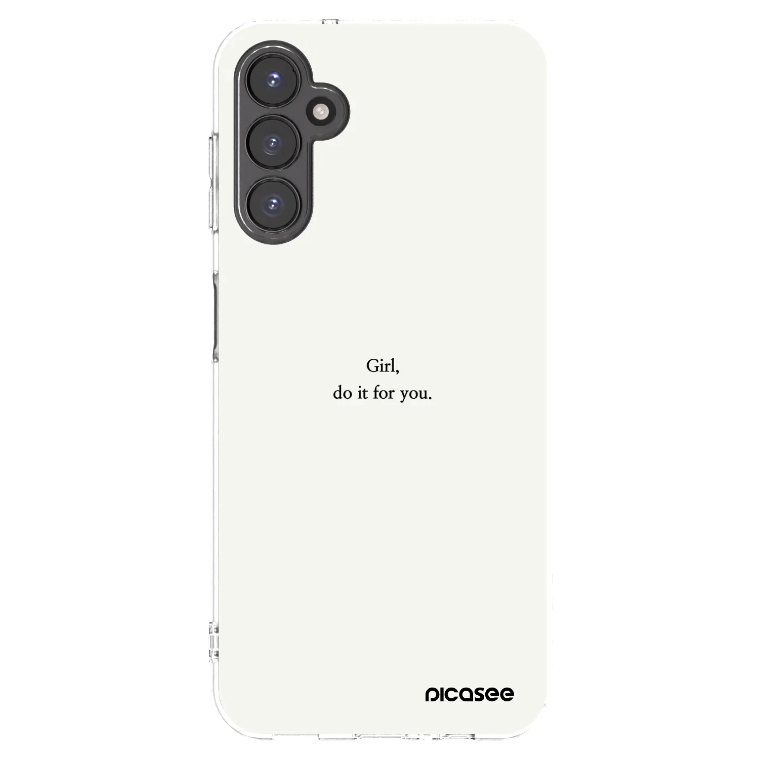 Picasee Samsung Galaxy A14 5G A146P Hülle - Transparentes Silikon - Girl, do it for you