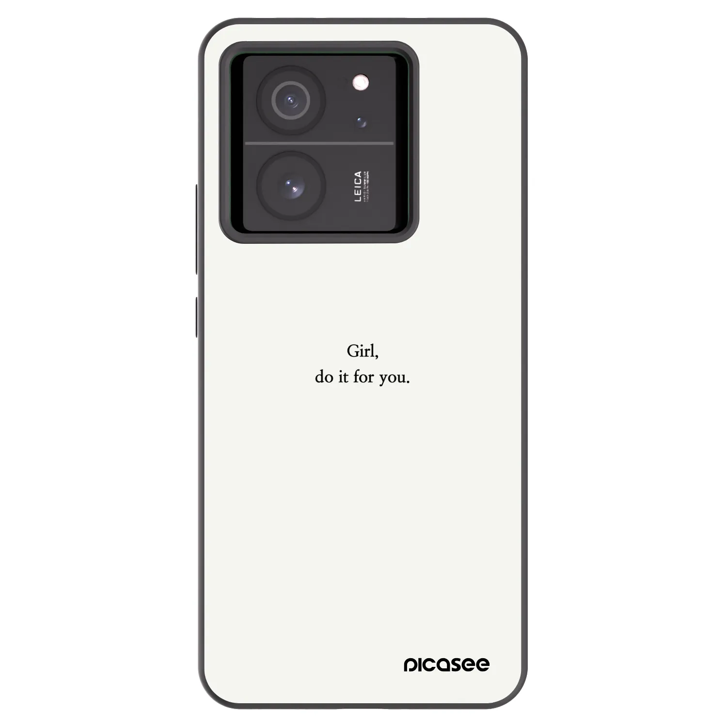 Picasee Xiaomi 13T Pro Hülle - Schwarzes Silikon - Girl, do it for you