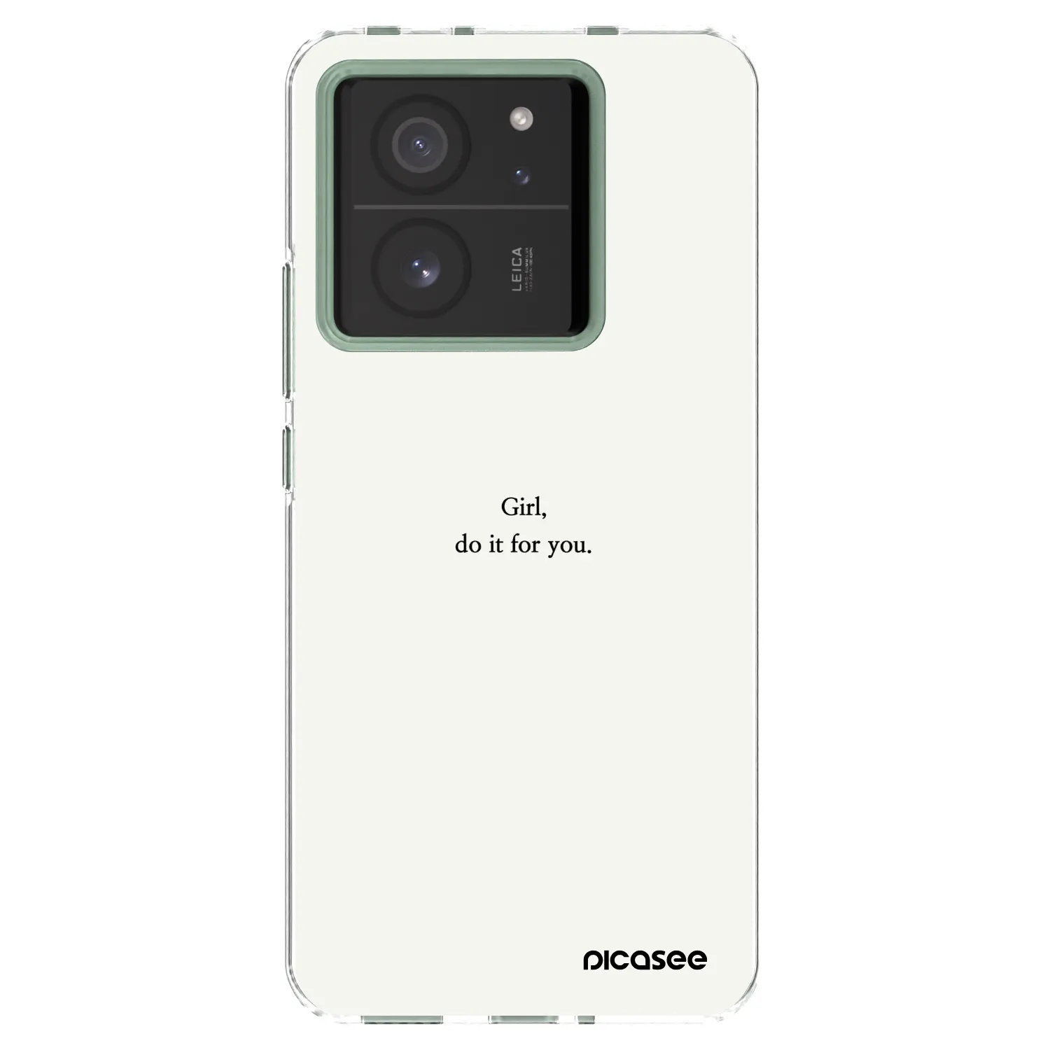 Picasee Xiaomi 13T Pro Hülle - Transparentes Silikon - Girl, do it for you
