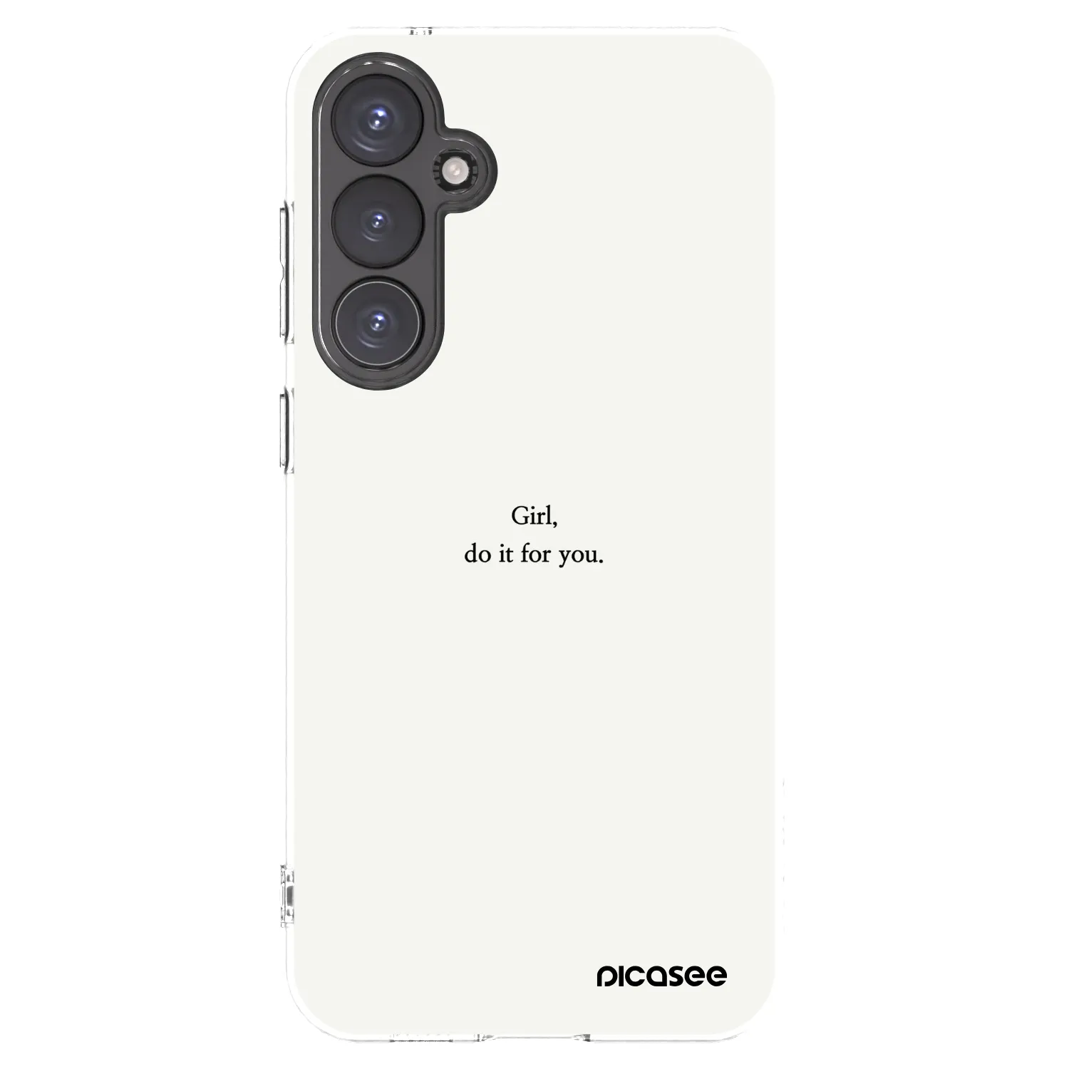 Picasee Samsung Galaxy S23 FE S711B Hülle - Transparentes Silikon - Girl, do it for you