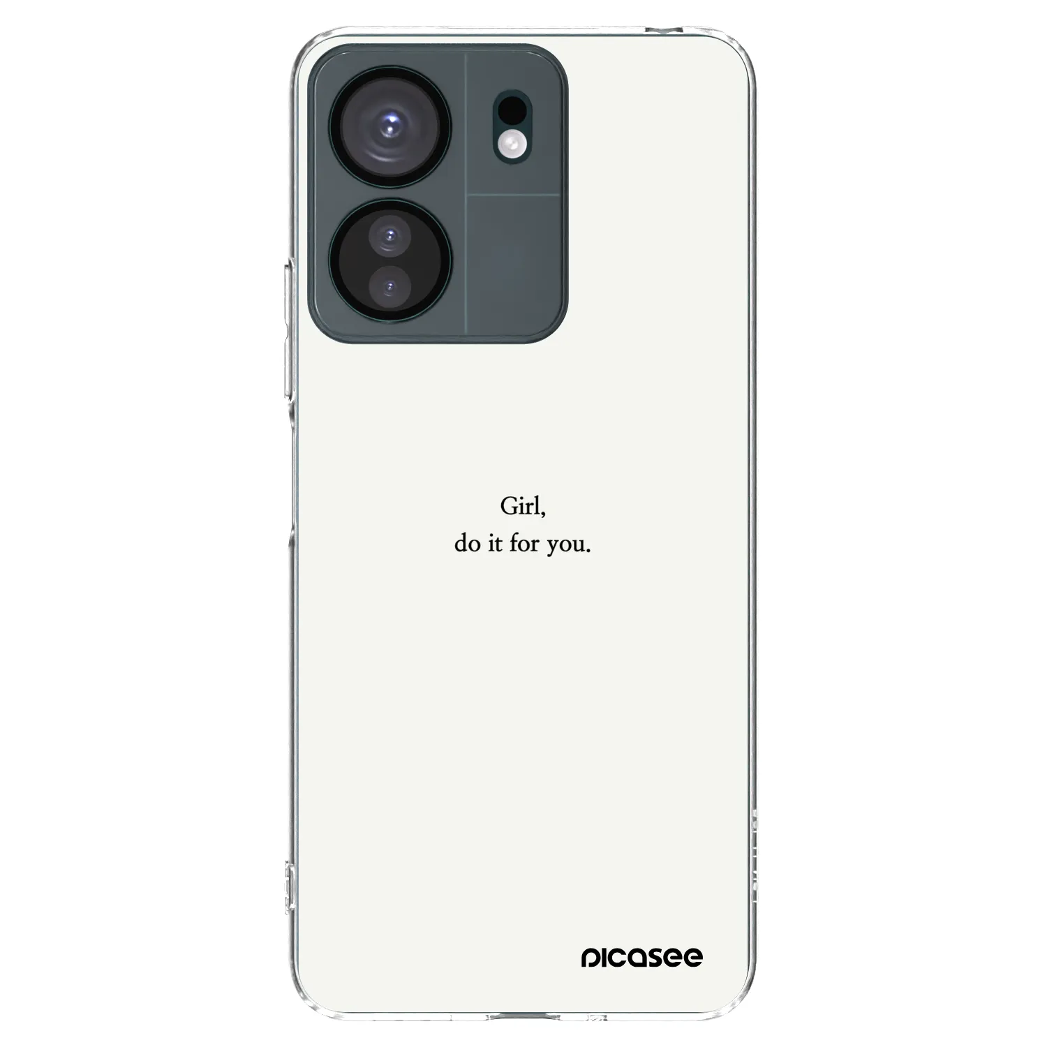 Picasee Xiaomi Redmi 13C 4G Hülle - Transparentes Silikon - Girl, do it for you