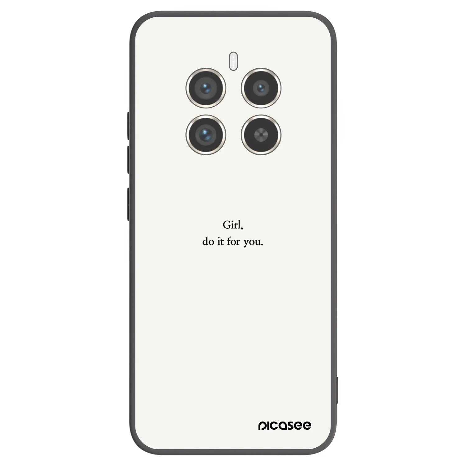 Picasee Realme 12 Pro 5G Hülle - Schwarzes Silikon - Girl, do it for you
