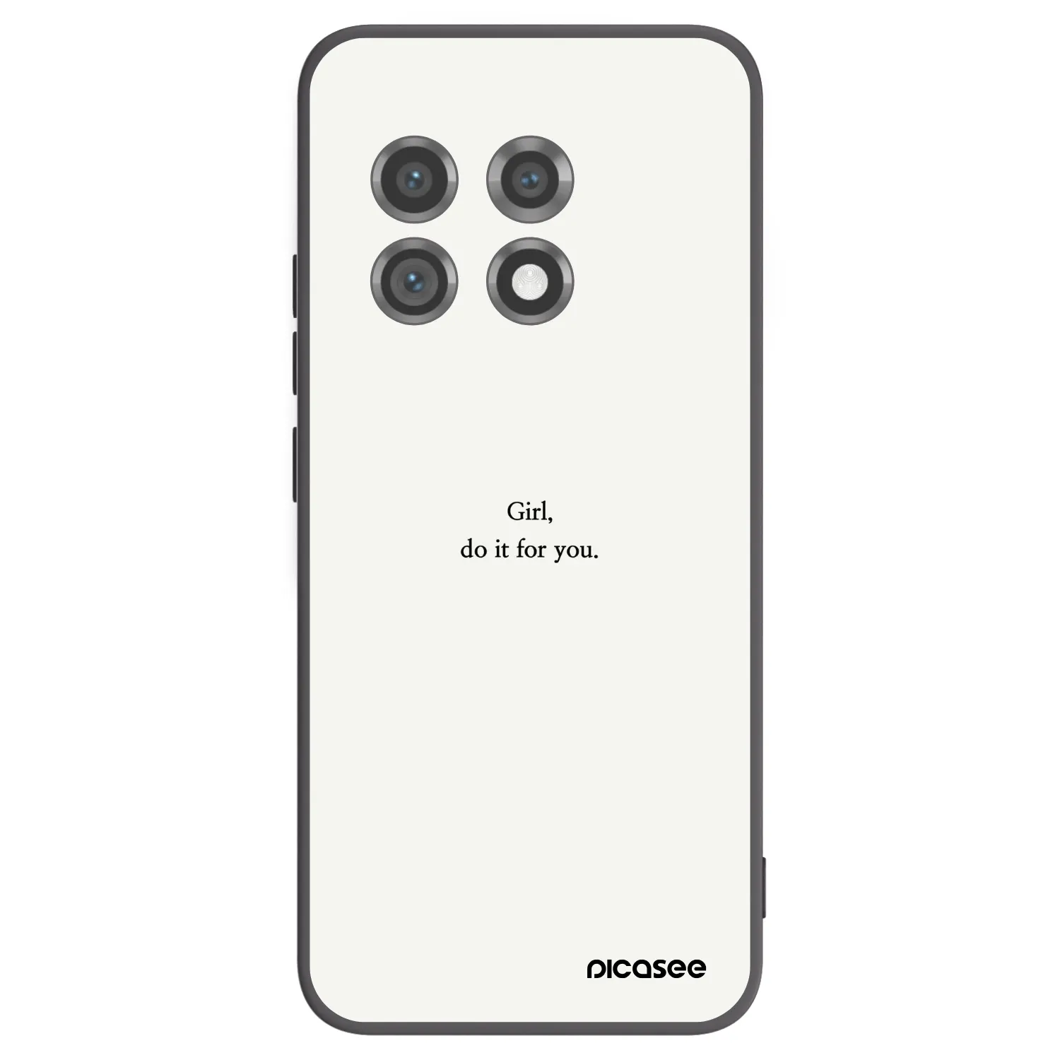 Picasee OnePlus 11 5G Hülle - Schwarzes Silikon - Girl, do it for you