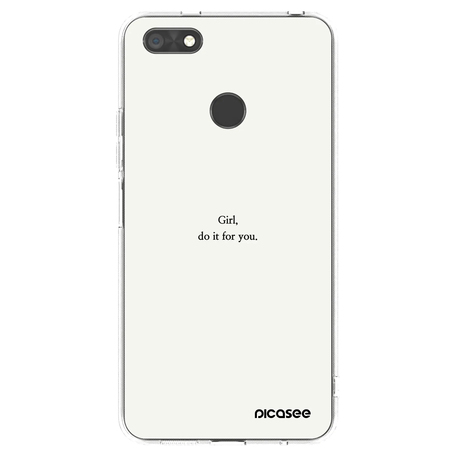 Picasee Huawei P9 Lite Mini Hülle - Transparentes Silikon - Girl, do it for you