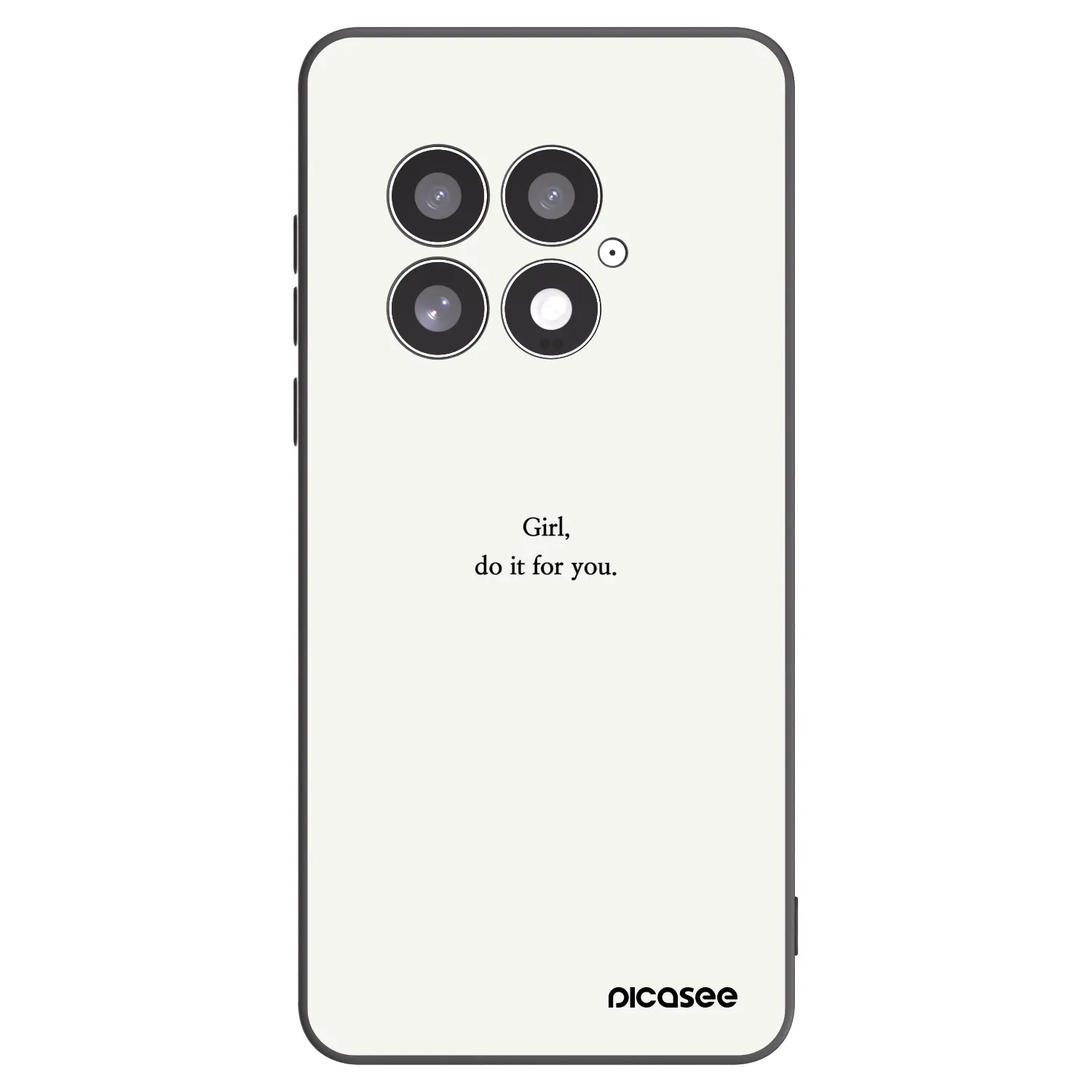 Picasee OnePlus 13 5G Hülle - Schwarzes Silikon - Girl, do it for you