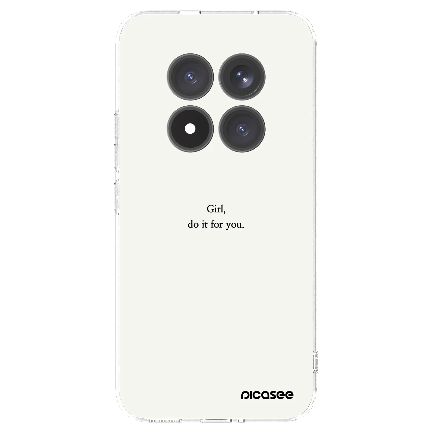 Picasee Xiaomi Redmi Note 15 Pro+ Hülle - Transparentes Silikon - Girl, do it for you