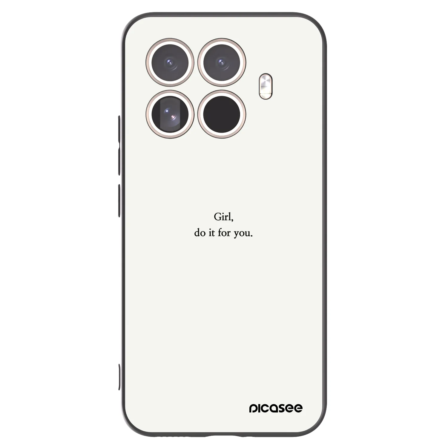 Picasee Xiaomi 15T Pro Hülle - Schwarzes Silikon - Girl, do it for you