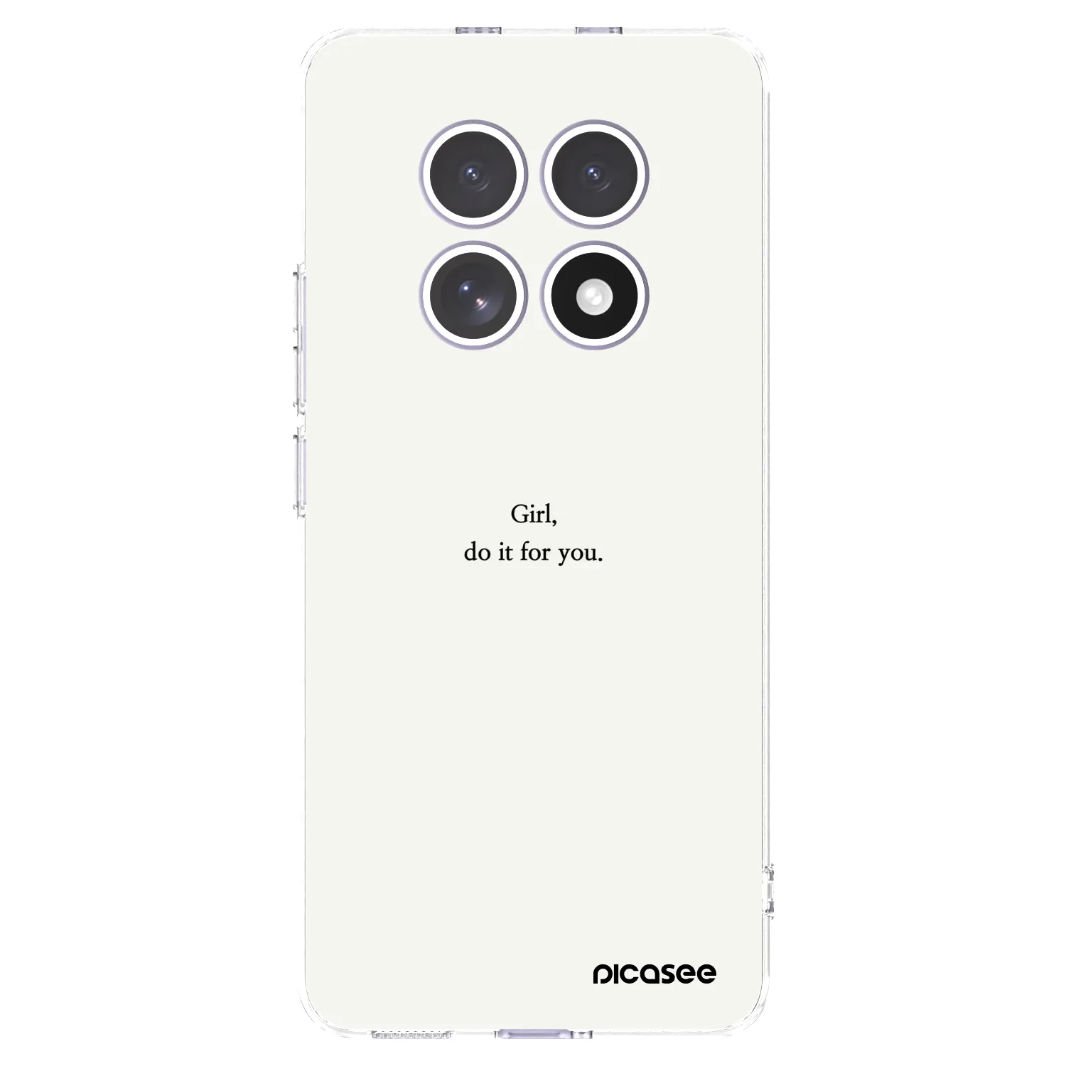 Picasee Xiaomi Redmi Note 15 Hülle - Transparentes Silikon - Girl, do it for you
