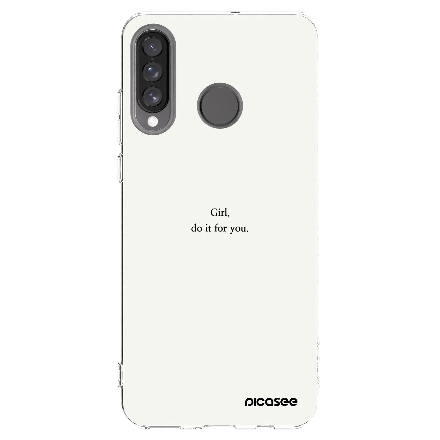Picasee Huawei P30 Lite Hülle - Transparentes Silikon - Girl, do it for you