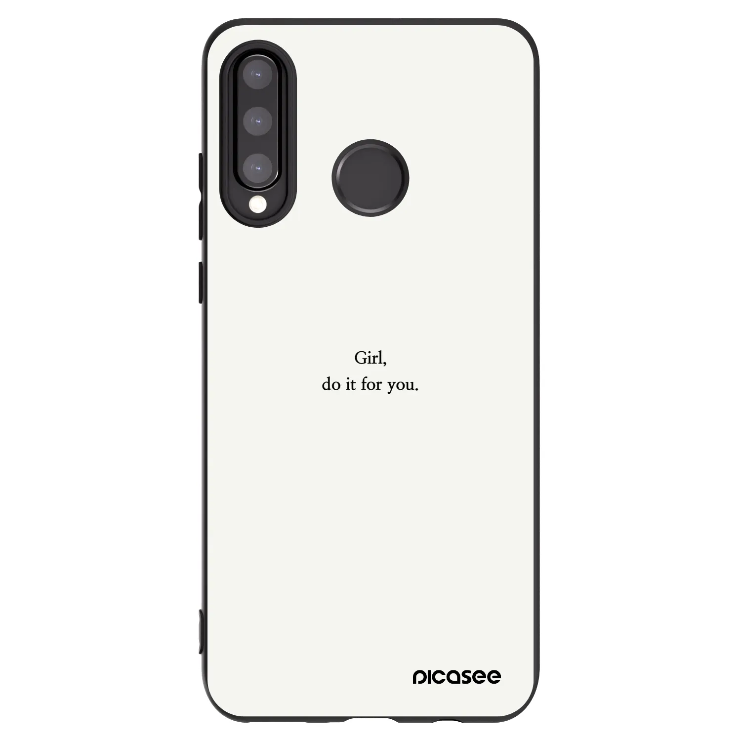 Picasee Huawei P30 Lite Hülle - Schwarzes Silikon - Girl, do it for you