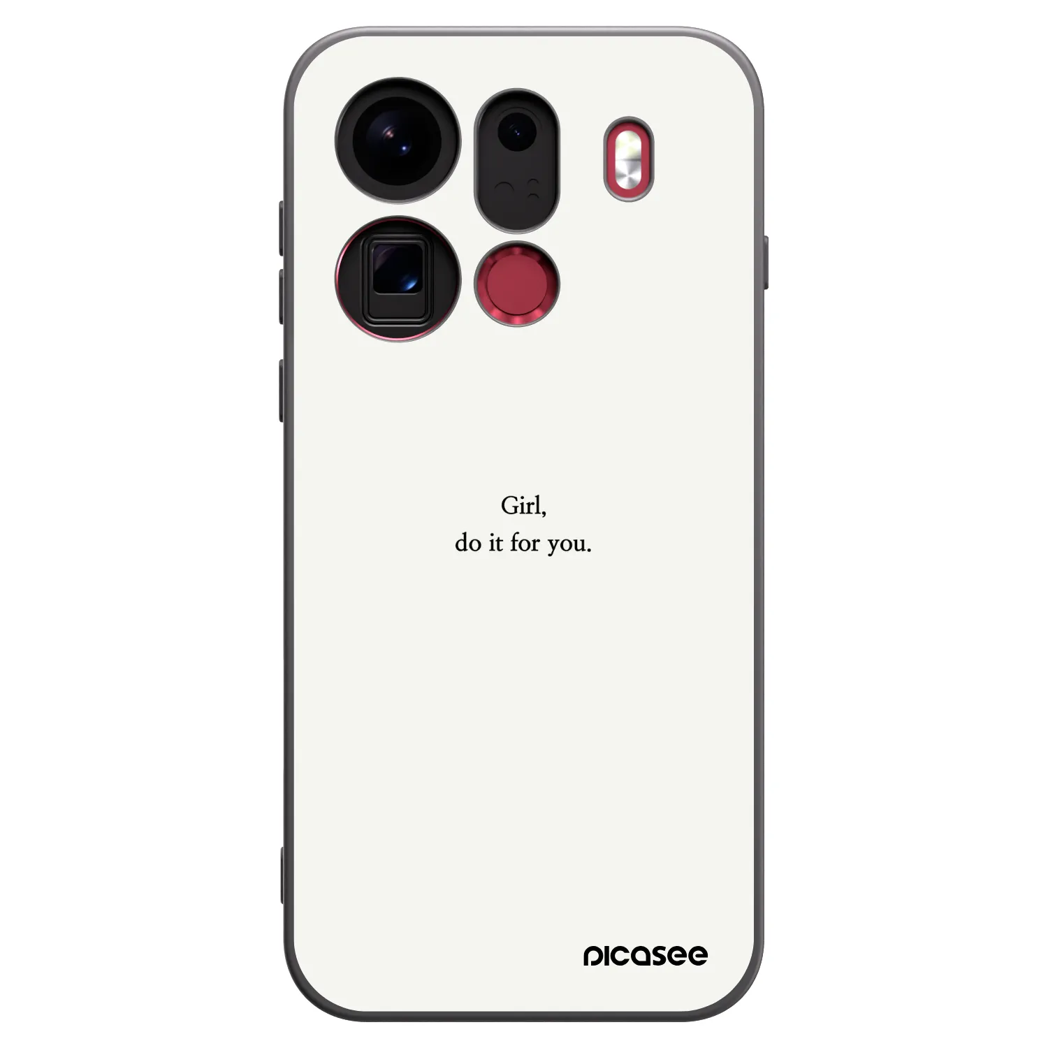 Picasee OPPO Find X9 Pro Hülle - Schwarzes Silikon - Girl, do it for you