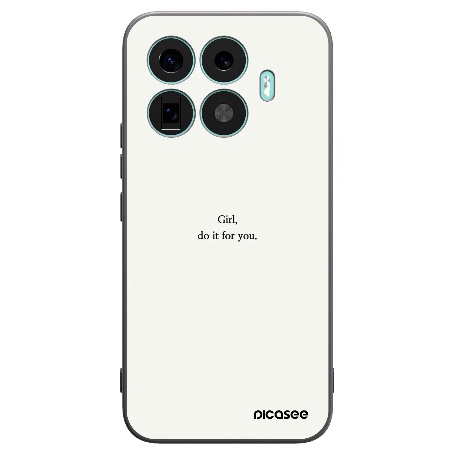 Picasee Xiaomi 17T Pro Hülle - Schwarzes Silikon - Girl, do it for you