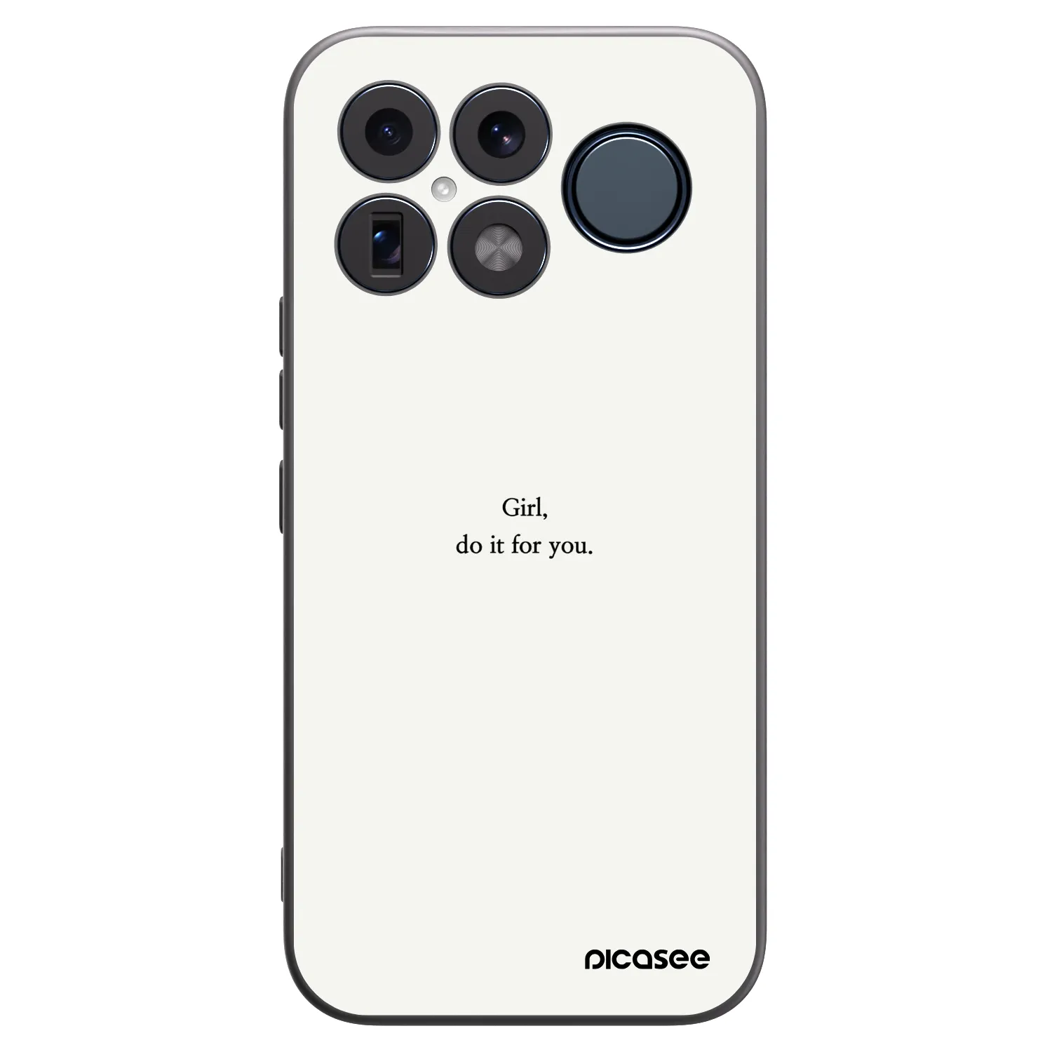 Picasee Xiaomi Poco F8 Ultra Hülle - Schwarzes Silikon - Girl, do it for you
