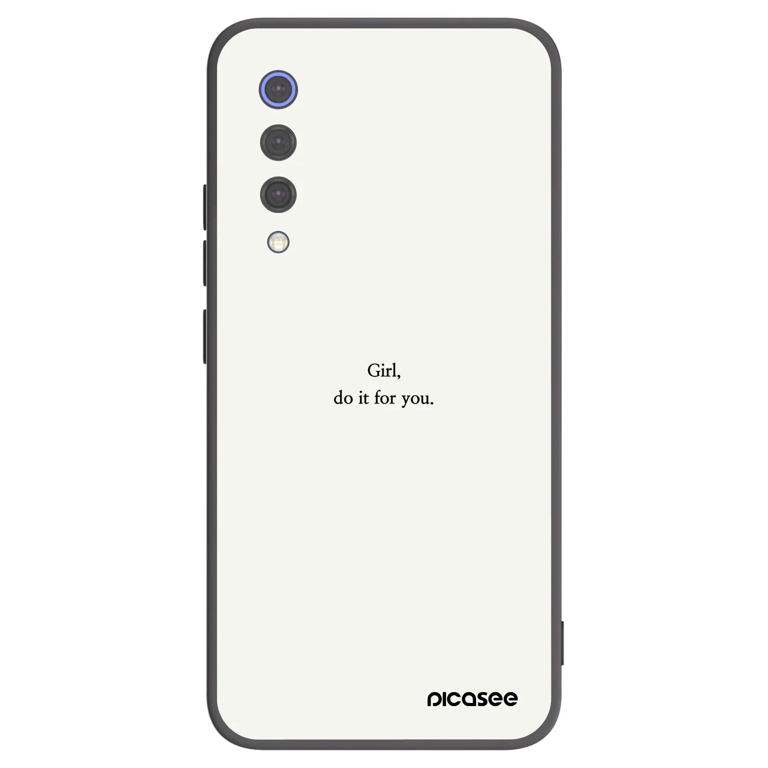 Picasee Xiaomi Mi 9 SE Hülle - Schwarzes Silikon - Girl, do it for you