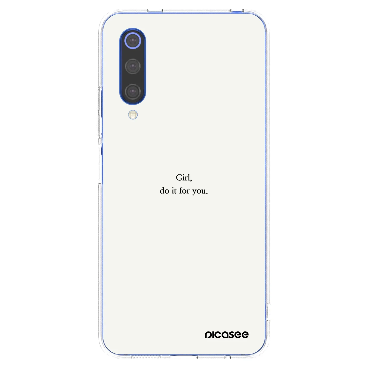 Picasee Xiaomi Mi 9 SE Hülle - Transparentes Silikon - Girl, do it for you