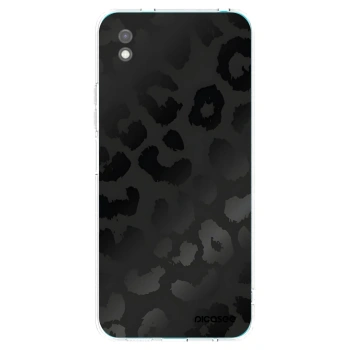 Picasee Xiaomi Redmi 9A Hülle - Schwarzes Silikon - Midnight Leopard