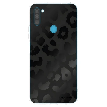 Picasee Samsung Galaxy M11 Hülle - Transparentes Silikon - Midnight Leopard