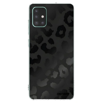 Picasee Samsung Galaxy M51 M515F Hülle - Transparentes Silikon - Midnight Leopard