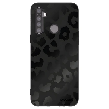 Picasee Realme 5 Hülle - Schwarzes Silikon - Midnight Leopard