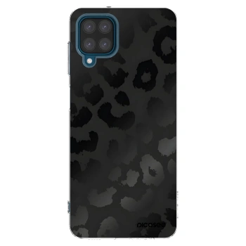 Picasee Samsung Galaxy A12 A125F Hülle - Transparentes Silikon - Midnight Leopard