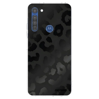 Hülle für Motorola Moto G8 - Midnight Leopard