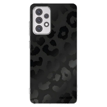 Picasee Samsung Galaxy A52 5G A525F Hülle - Transparentes Silikon - Midnight Leopard
