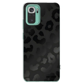 Picasee Xiaomi Redmi Note 10 Pro Hülle - Transparentes Silikon - Midnight Leopard