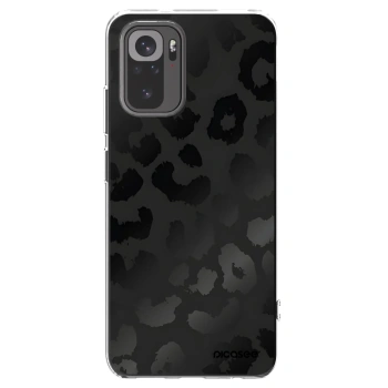 Picasee Xiaomi Redmi Note 10S Hülle - Transparentes Silikon - Midnight Leopard
