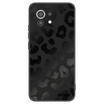 Picasee Xiaomi Mi 11 Hülle - Schwarzes Silikon - Midnight Leopard