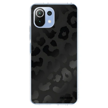 Picasee Xiaomi Mi 11 Lite Hülle - Transparentes Silikon - Midnight Leopard