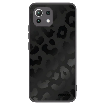Picasee Xiaomi Mi 11 Lite Hülle - Schwarzes Silikon - Midnight Leopard