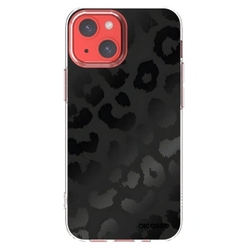 Picasee Apple iPhone 13 mini Hülle - Transparentes Silikon - Midnight Leopard