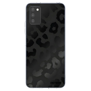 Picasee Samsung Galaxy A02s A025G Hülle - Transparentes Silikon - Midnight Leopard