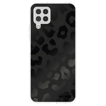Picasee Samsung Galaxy A22 A225F 4G Hülle - Transparentes Silikon - Midnight Leopard