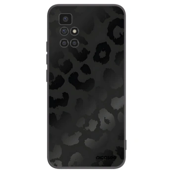 Picasee Xiaomi Redmi 10 Hülle - Schwarzes Silikon - Midnight Leopard