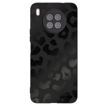 Picasee Huawei Nova 8i Hülle - Schwarzes Silikon - Midnight Leopard