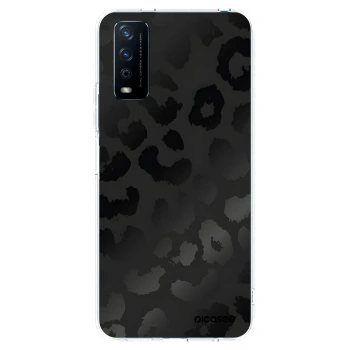 Picasee Vivo Y11s Hülle - Transparentes Silikon - Midnight Leopard